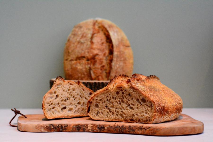 Some breads pile of bread