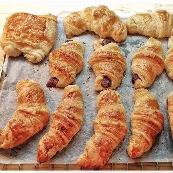 Ambarabà French croissant first slice