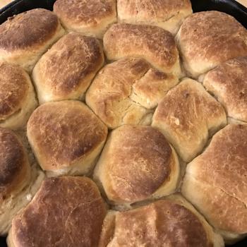 Henry Jones Pizza, Bread, English Muffins. first slice