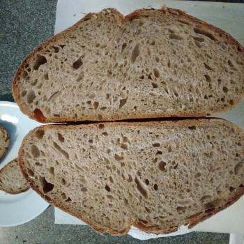 LaRoux White Sourdough Batard second slice