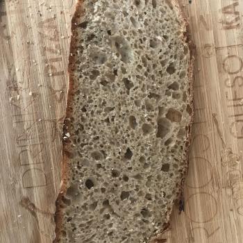 Oatis Sourdough bread second slice