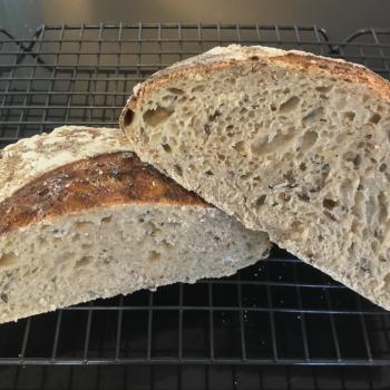 Sozzy (S for Sourdough and Ozzy for Aussie)  first slice